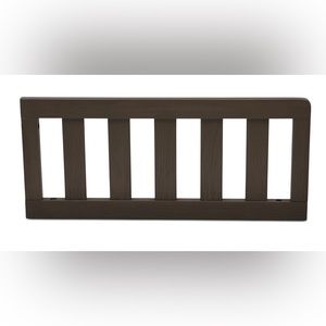 New delta children toddler bed guardrail, textured cocoa
